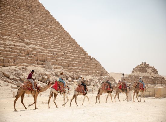 جولة أهرامات الجيزة على هامش ندوة معهد مانديلا بالقاهرة