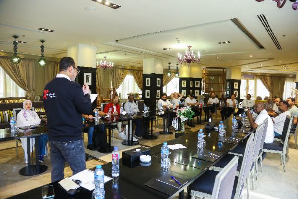 فعالية المنجنيق لبناء فريق تويوتا